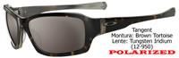 Oakley Tangent Brown Tortoise-Tungsten Iridium (12-950)